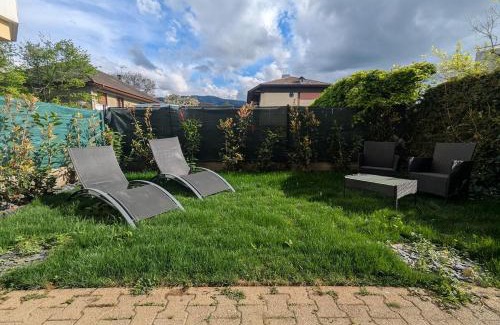 Thonon-les-Bains Apartment | Élégant et calme avec clim et jardin privé - Appartement Terracotta