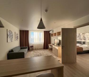 Yesil District Resort | Уютные Апартаменты в YES APARTS 2 комнатная люкс с Видом на Ботанический сад