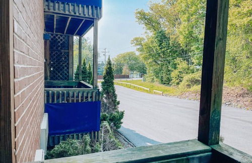 Gilford Condo | 1 Bdrm Lake condo across from Paugus Bay, shopping, pool, & dining!