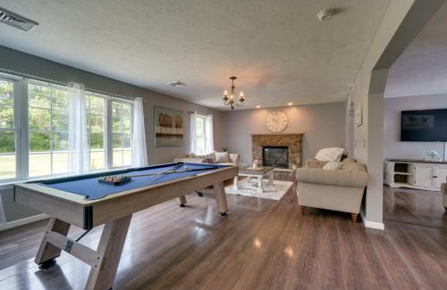 Long Pond House | 1 Mi to Lakes Family Pocono Home with Fire Pits!