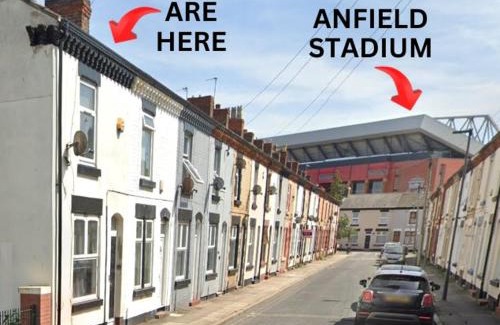 Anfield House | 1 min from Anfield Stadium 3 Car Parking Spots