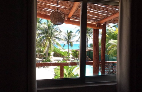 Playa Paraiso Villa | 10 BDR Private Beachfront Villa/Temazcal and Pool ideal for groups and families.