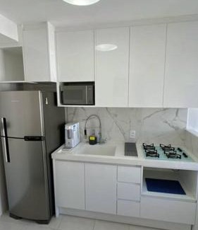 Panamby Apartment | 1507A Chácara Santo Antônio 1 dormitório com sacada Apartamento completo