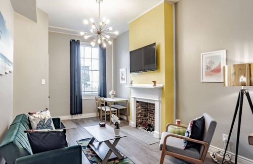 Central Business District Apartment | 163 A - Lower Left Inside of Door · Downtown Stunner! 2 bd / 1.5 bath. 1100Sq FT! WOW.