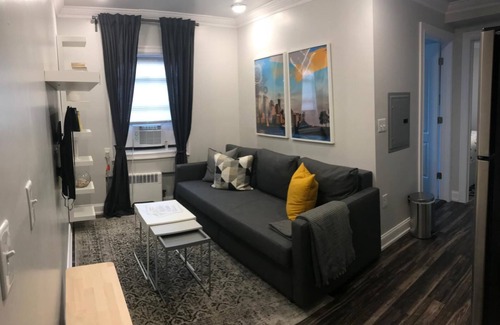 Industry Apartment | 1703 3E · Incredible 2bed Apt-20 min to NYC/Parking Avail.