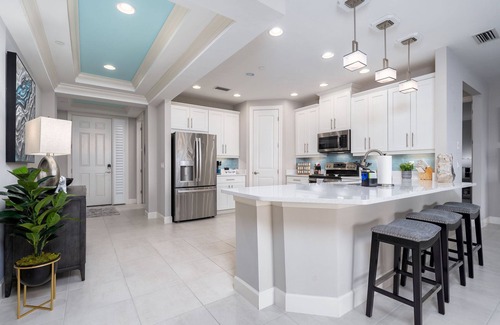 Naples Condo | 1st Floor Coach Home - WOW Decor, Water View, Resort Pool, Tennis, Pickleball