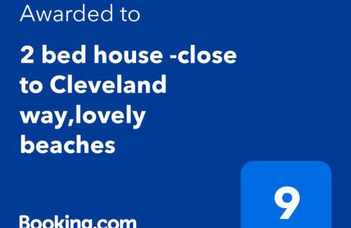 Skinningrove House | 2 bed house -close to Cleveland way,lovely beaches