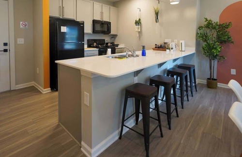 Spartanburg Apartment | 2 King Beds, Long Stays Welcome