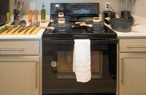 Spartanburg Apartment | 2 King Beds, Long Stays Welcome