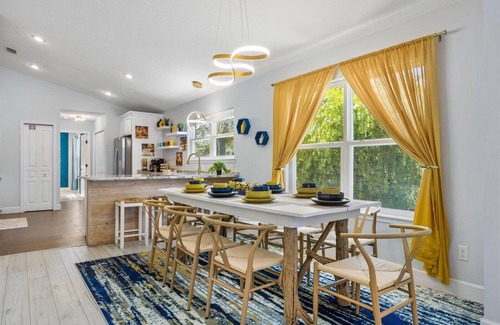 Vilano Beach Villa | 2 min walk to Beach, 2 King BR, Private Deck, Hot Tub, Grill & Fire Pit, Pets OK