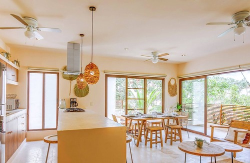 Costa Apartment | 2 Private Outdoor Lounge Patios | 2 Cenotes Onsite