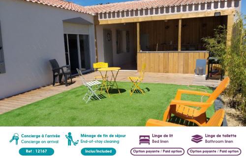 La Gueriniere House | 240m des plages - Maison avec jardin pour 12