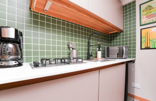 La Florida Apartment | 2BR - 2AC stylish apt near Provenza & Lleras Park