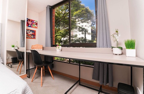 La Florida Apartment | 2BR - 2AC stylish apt near Provenza & Lleras Park
