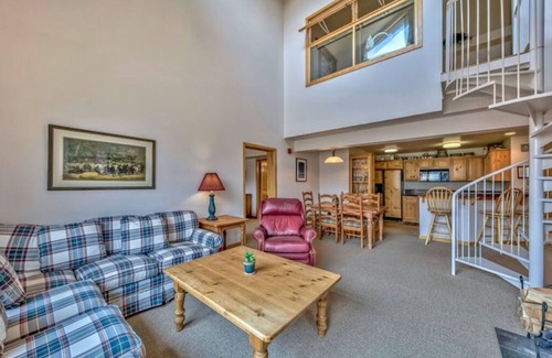 Kirkwood Apartment | 2BR + Loft Condo w/Fireplace | Central Location