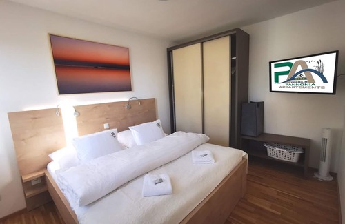 Neusiedl am See Apartment | 3 App. Eva, DU, WC, 1 Schlafraum - Pannonia Appartements 2
