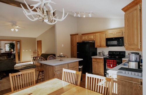Sayner House | 3 bedroom/2 bath house in St. Germain. Heated garage-backs to snowmobile trail!
