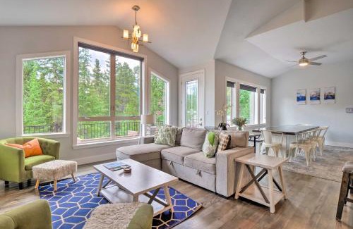 Crown House | 3 Mi to Ski Resort Modern Breck Home with Hot Tub!