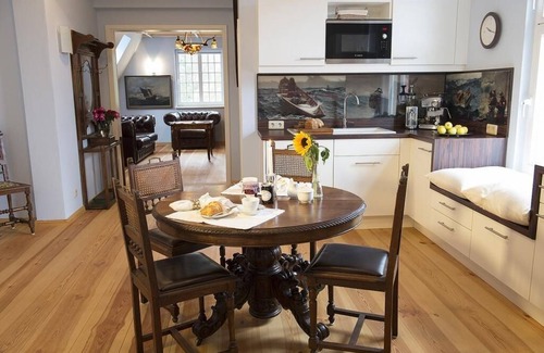 Stolpe Apartment | 3 Zimmerappartement, 83m², für 2-3 Personen, 1 Schlafzimmer mit Komfortdoppelbet