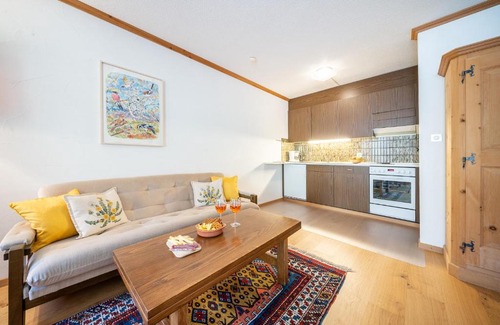 Vulpera Apartment | 3304 Preislich attraktives Studio im alpinen Stil