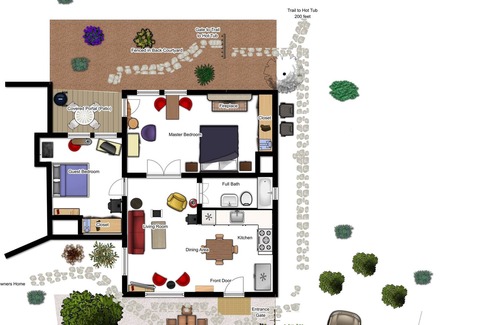 Abiquiu House | 372+ Reviews, B & B style, Hot Tub, Horses, Alpacas, Mini Donkeys, 360 views!