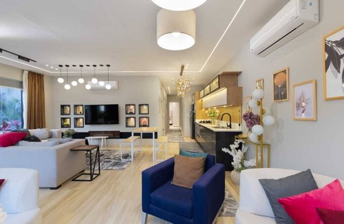 Sheikh Zayed City Apartment | 3BD Apt. With Garden in 9th District