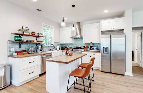 Midtown House | 3BR Greenwood Design Home Near Hospitals | Downtown