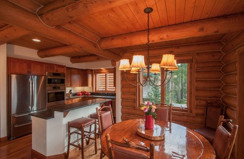 Mountain Village Ski Chalet | 4 BR Mountain Village Luxury Log Home - Great Views, Sleeps 10