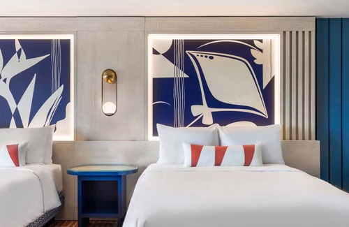 Islamorada Hotel | 4 Guest Room, 2 Queens, Marina View, Balcony 3 Outdoor Pools, Free Parking