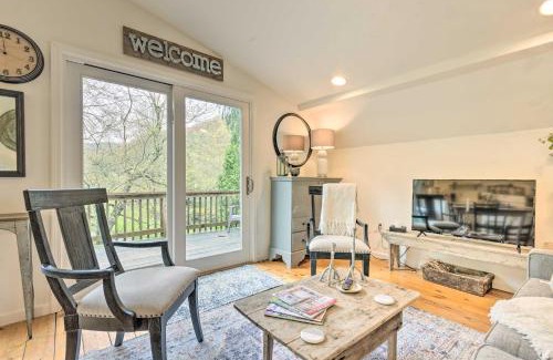 Blowing Rock Apartment | 4 Mi to Boone Converted Barn Duplex by Stream