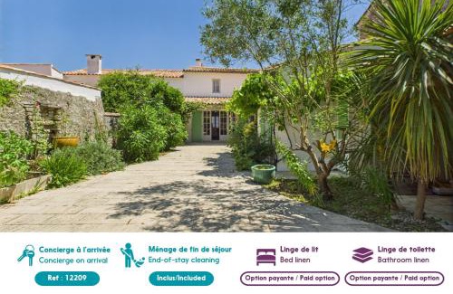 Saint-Clement-des-Baleines House | 400 m de la plage, jardin, maison pour 8