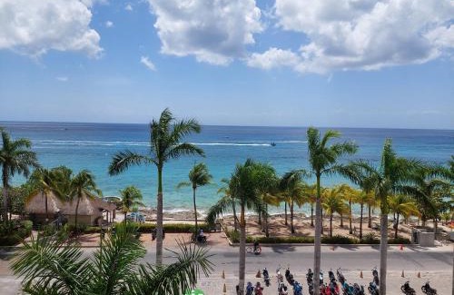 Cozumel Apartment | 403 Landmark Resort Cozumel beachfront condo
