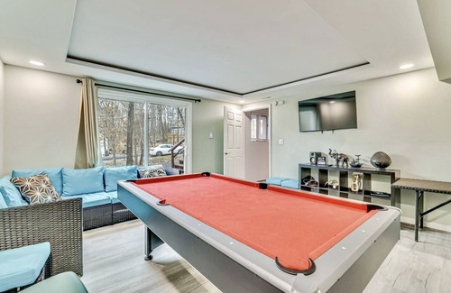 East Stroudsburg House | 4BD Family Cottage in Pocono Forest W Private Pool & Hot-tub by RedAwning