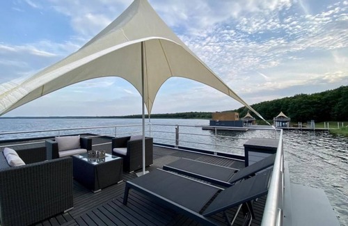 Vetschau/Spreewald Boat Rental | 4th Floating vacation home Möwenblick - Floating vacation homes Gräbendorfer