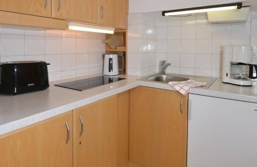 Blindau Apartment | (5) Ein-Raum-Appartement 26 qm, für 2 Personen, Dusche/WC, Westbalkon