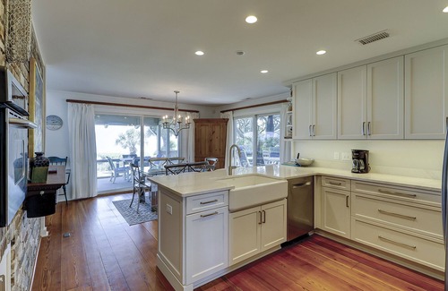 Beach Lagoon House | 5 S. Beach Lagoon-Oceanfront Southern Charm, Pool, Play Area & Screened Porch