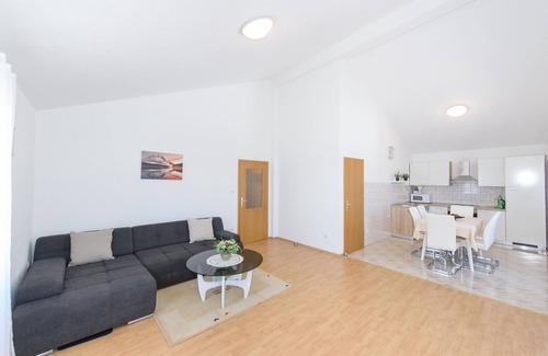 Kastel Stafilic Apartment | 50 m2 SeaView terraces, 2min walk to crystal clear beach, BBQ, parking