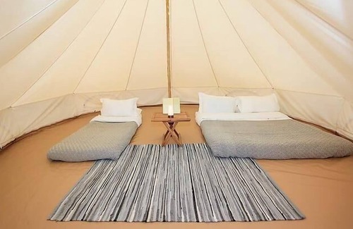 Llanfaethlu Cabin | 6 'Sirius' Bell Tent Glamping Anglesey North Wale