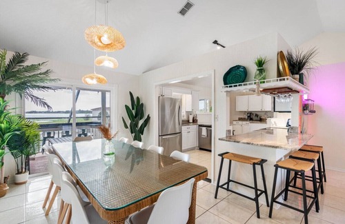 Largo Villa | 6BR Waterfront Heated Pool Hot Tub Game Room Firepit