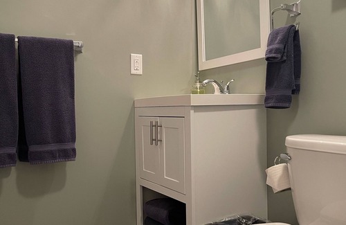 Two Harbors Apartment | #7 King- View of Lake Superior, 2 minute walk to Burlington Bay!