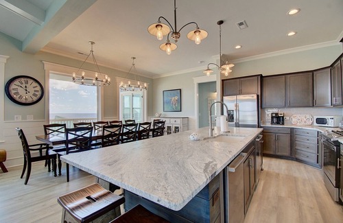 Yaupon Beach House | 7BR/6.5BA Ocean View Home - Pool, Elevator, Dogs Ok, Sleeps 18