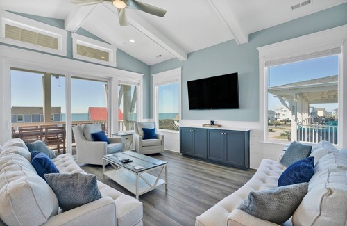 Yaupon Beach House | 7BR/6.5BAH House - BRAND NEW, Ocean Views, Event Home, Dogs Ok, Sleeps 18