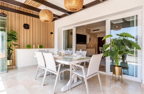 New Golden Mile Apartment | 8-Pool Apt with Gym & Spa Haven