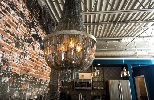 Downtown Asheville Apartment | 80 LEX 203 Eclectic Industrial Apt Free Parking