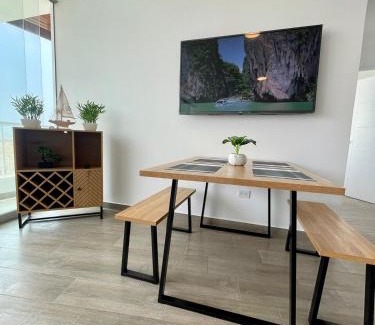 Asia Apartment | A 3 minutos de la Playa Hermoso Departamento con Piscina y Parrilla