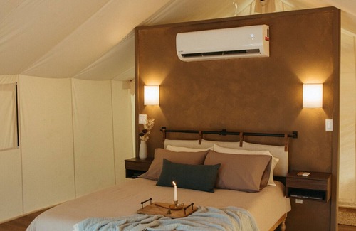 Prairie Lea RV Rental | A 45 acre, wooded retreat with tons of amenities including pickleball!