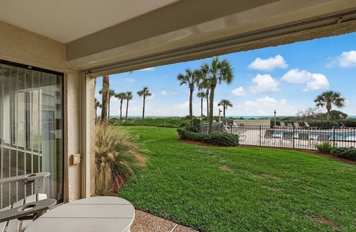 Amelia City Condo | A bright oceanfront condo on the first floor at the Amelia Surf & Racquet Club
