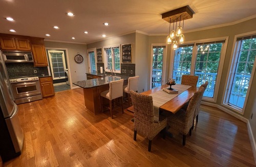 New London House | A Spirited Retreat w/Dock, Theatre & Gameroom!
