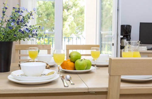 Solaro Apartment | Accommodation in Solenzara, air conditioning, balcony, pool, near the beach, T6