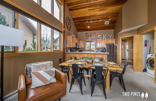 Big Horn House | Adorable Ski-In/Out Big Horn! Walk to Big Sky Resort! Cozy Fireplace!